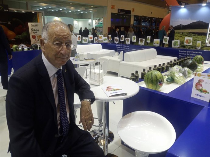 El presidente de la Diputación de Almería, Gabriel Amat, en Fruit Attraction