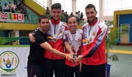 Alex Vidal, Aythami Santana y Gabriel Amado en Mundial paralímpico de taekwondo