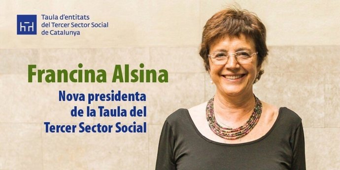 Francina Alsina, nova presidenta de la Taula del Tercer Sector Social