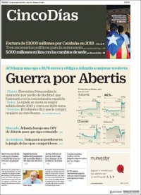 Las portadas de los periódicos económicos de hoy, jueves 19 de octubre