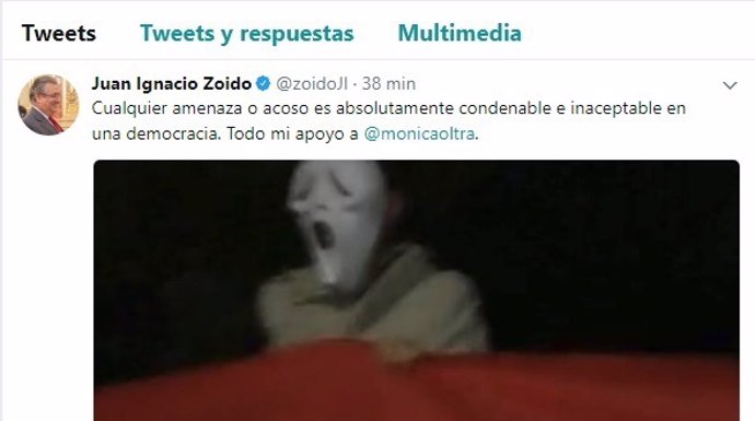 Twitter de Juan Ignacio Zoido 