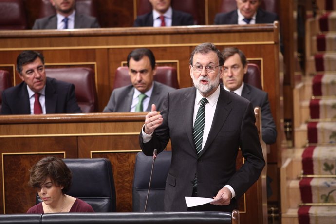 Rajoy en la sessió de control al Govern al Congrés
