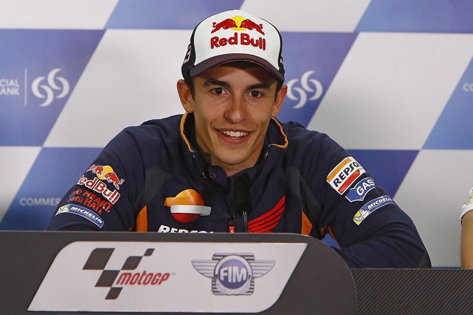 Marc Márquez en rueda de prensa del gran premio de Qatar