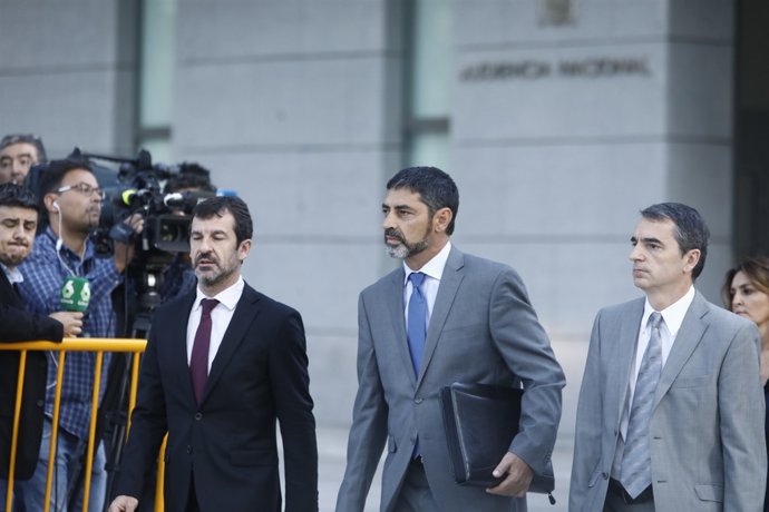 Trapero acudeix a declarar l'Audiència Nacional