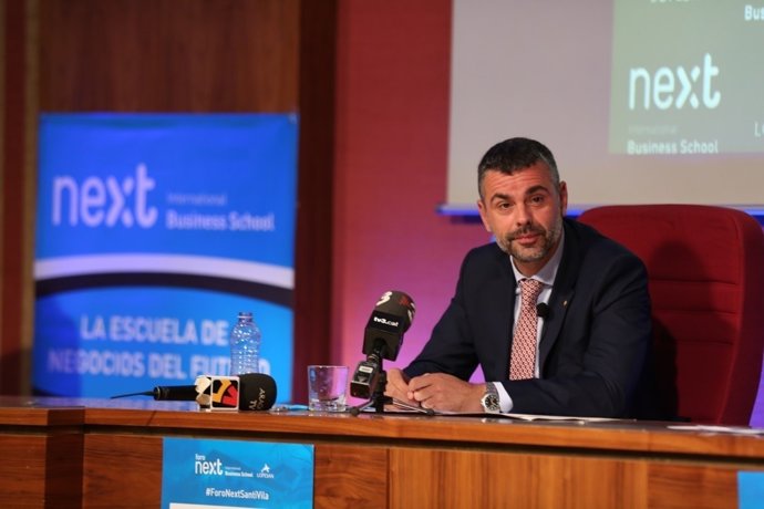El conseller d'Empresa de la Generalitat, Santi Vila, en el Fòrum Next IBS