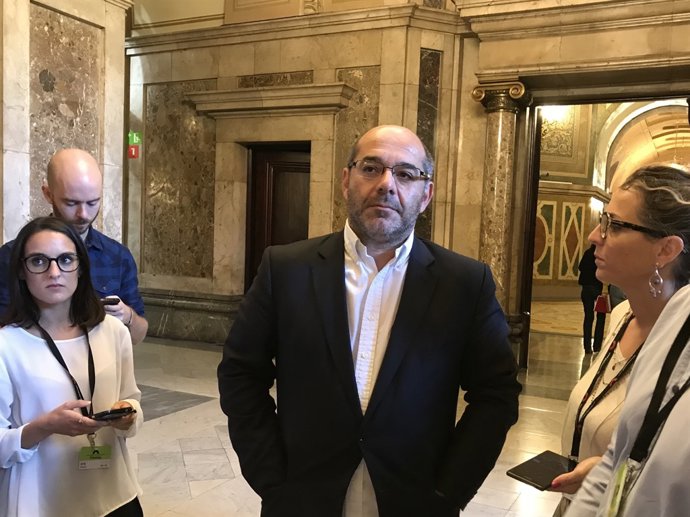 El vicepresident primer del Parlament, Lluís Guinó (JxSí)