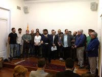 Taula per la Democràcia llama a manifestarse el sábado por la libertad de Sànchez y Cuixart