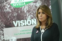 Susana Díaz: el Gobierno tiene la obligación de restituir la legalidad tras la "amenaza" de Puigdemont
