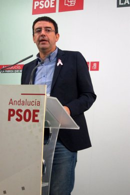 El portavoz del Grupo Socialista en el Parlamento andaluz, Mario Jiménez.