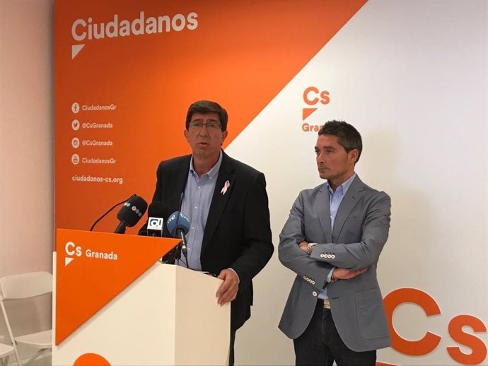 El portavoz de Ciudadanos en Andalucía, Juan Marín.