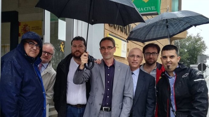 Alcalde de Dosrius Marc Bosch i edil Eduard Garcia declaren davant Guàrdia Civil