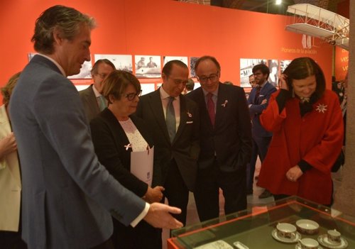 Exposición sobre la historia de la aviación española