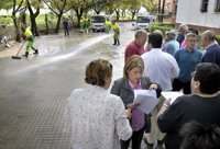 Ayuntamiento de Jerez despliega un dispositivo de 550 personas para limpiar y reparar los daños de lluvias