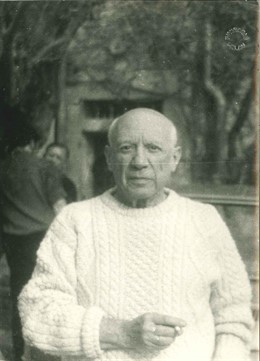 Fotografia de Pablo Picasso realizada por Josep Palau i Fabre