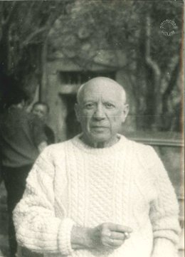 Fotografia de Pablo Picasso realitzada per Josep Palau i Fabre