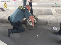 Descubren cerca de seis kilos de droga en la rueda de repuesto de un vehículo en la frontera de Melilla