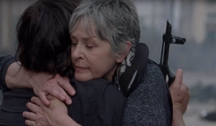 Norman Reedus y Melissa McBride en 'The Walking Dead'