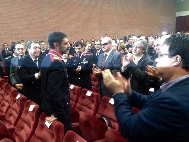 Ovación a J.L.Trapero en el ISPC