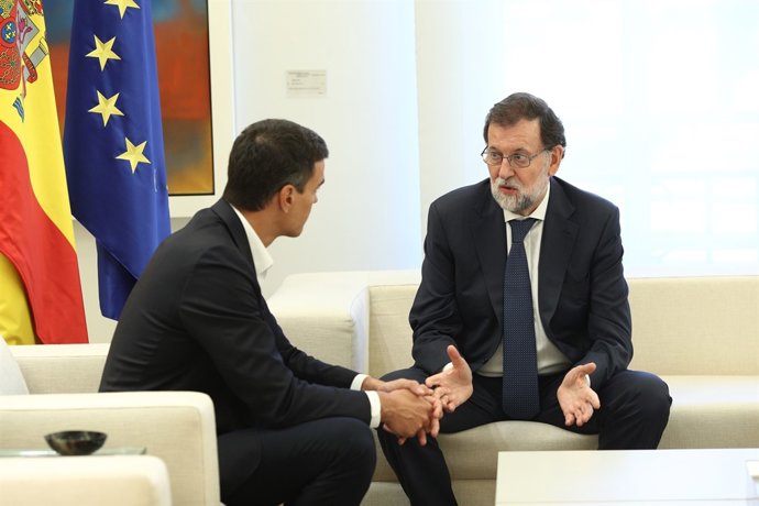 Rajoy i Pedro Sánchez en imatge d'arxiu