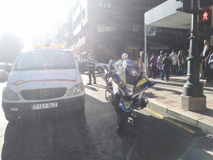 Accidente de tráfico en Oviedo