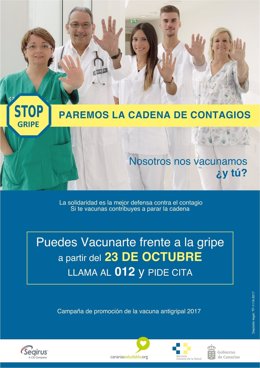 'Stop Gripe. Paremos La Cadena De Contagio'