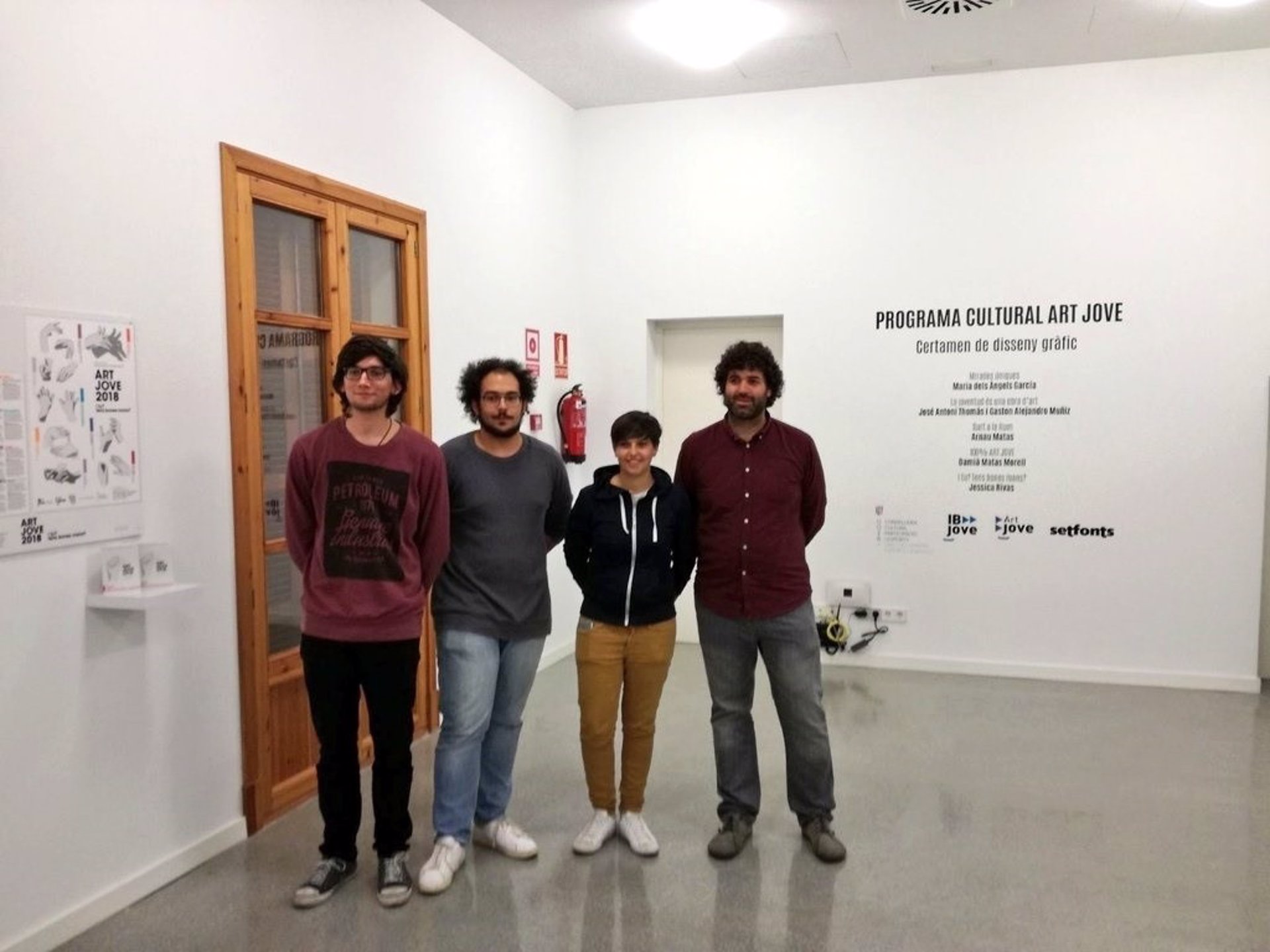 Maria Ángels García, José Antonio Thomàs, Gastón Muñiz, premiados en el certamen de Diseño Gráfico Art Jove 2017