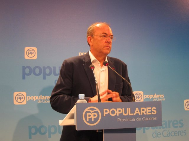 José Antonio Monago, presidente del PP en Extremadura                      