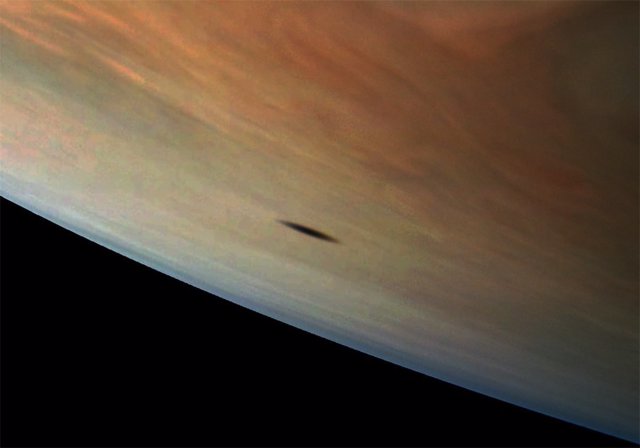La sombra de Amaltea sobre Júpiter 