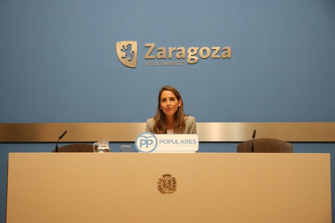 La concejal del Partido Popular (PP), María Navarro.
