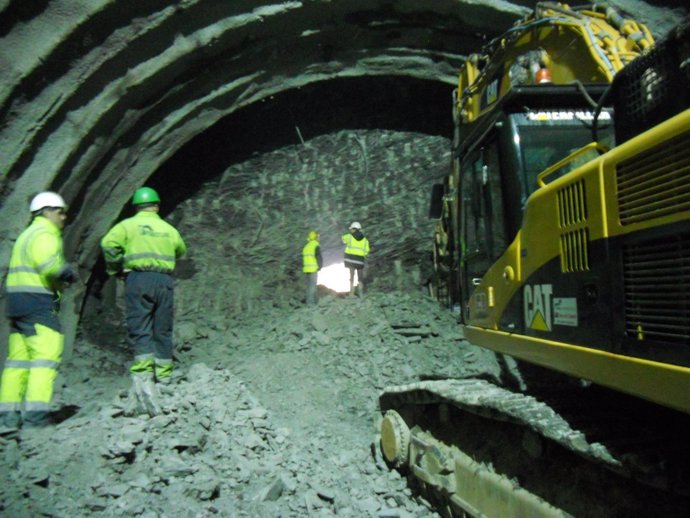 Cale de un tunel en la Y vasca