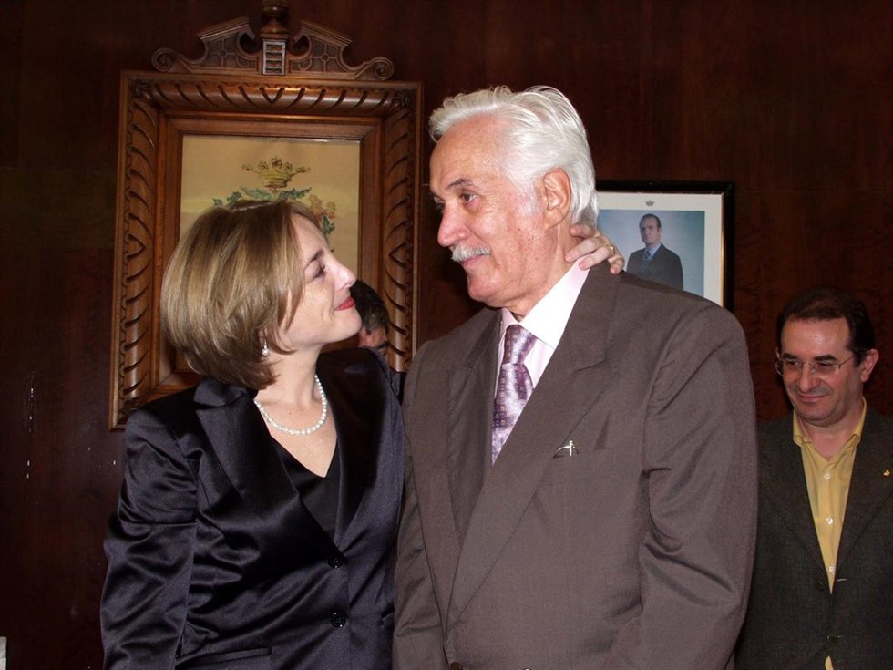 Federico Luppi y su mujer Susana Fernández     