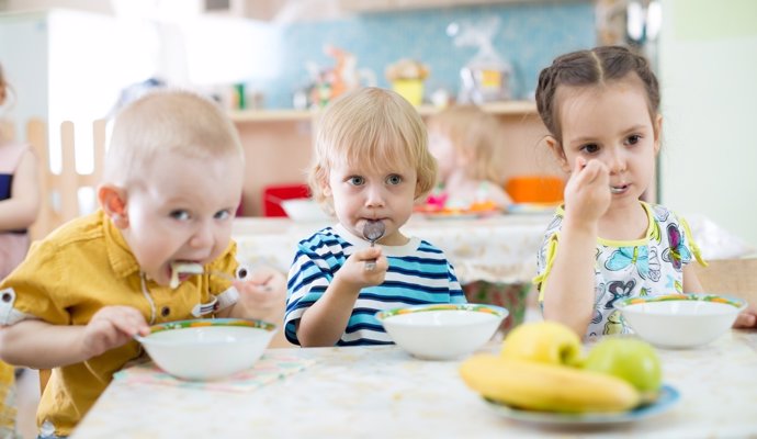 Buneos hábitos nutricionales en el comedor escolar