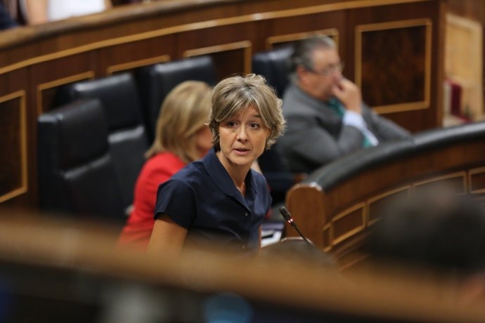 Isabel García Tejerina a la sessió de control al Govern al Congrés