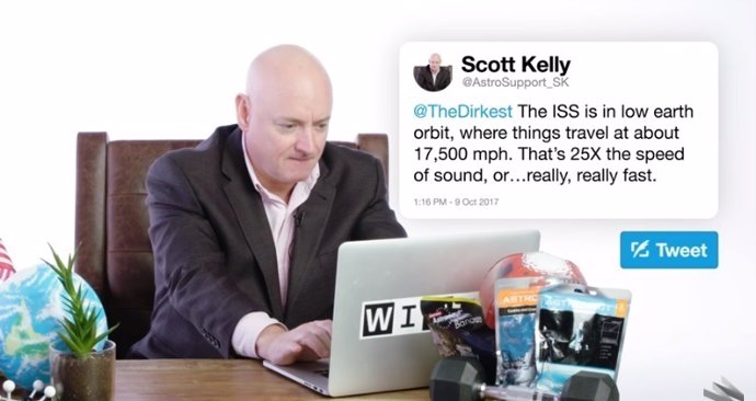 El antiguo astronauta Scott Kelly responde preguntas sobre el espacio en Twitter