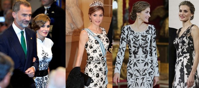 LA REINA LETIZIA DE BLACK AND WHITE