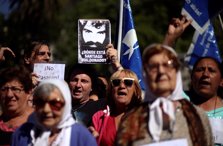 Protesta por la desaparición de Santiago Maldonado