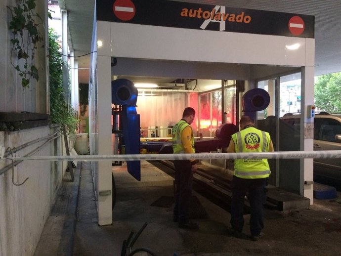 Una imagen del accidente laboral