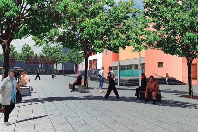 Reurbanització de la plaça de la Trinitat de Sant Andreu