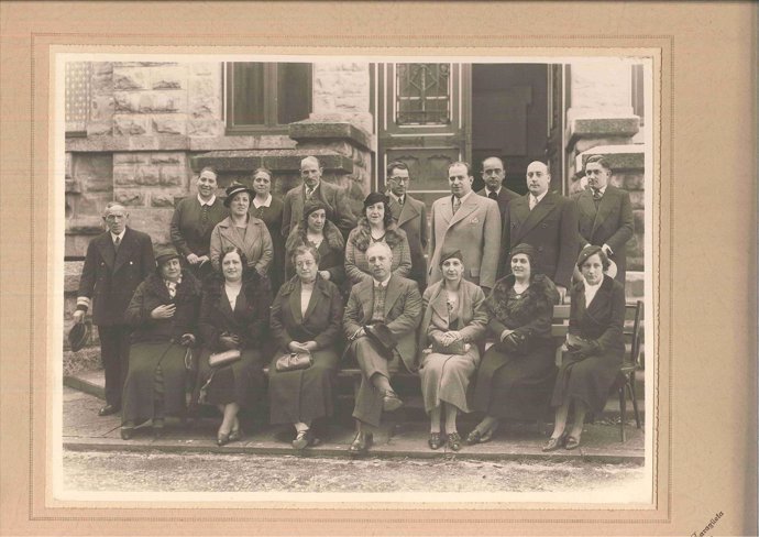 Profesores de la Escuela Normal de Magisterio en 1934.