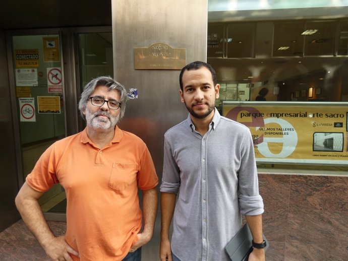 Daniel González Rojas (a la derecha), con Juan Carlos Galindo