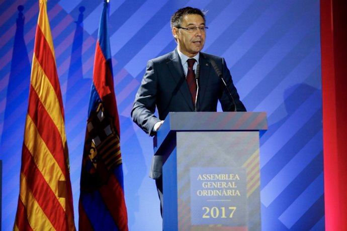 Josep Maria Bartomeu assemblea Barcelona