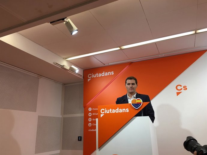 Albert Rivera valora l'activació del 155 