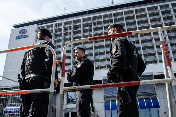 Policías en un despliegue de seguridad en Múnich