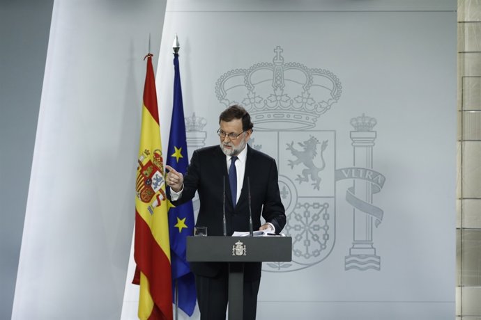 Rajoy anuncia les mesures del 155 després del Consell de Ministres 