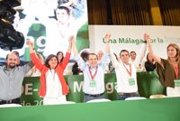 El PSOE de Málaga aprueba su nueva Ejecutiva, "paritaria e intergeneracional", con el 78% de los votos
