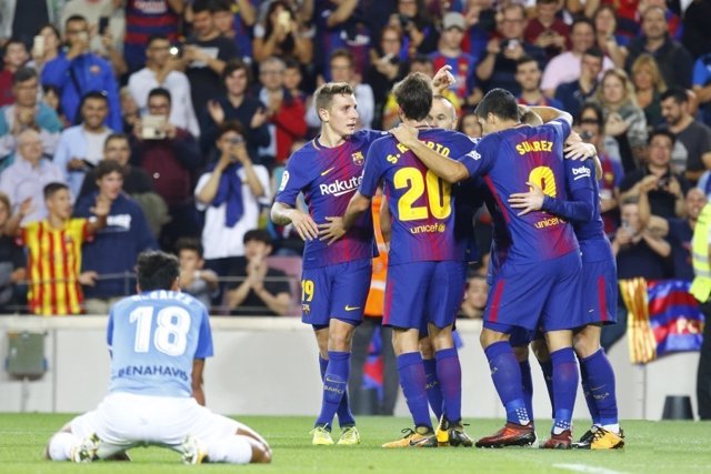 El Barça vence al Málaga