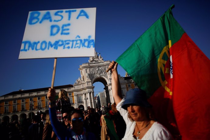 Manifestación por los incendios