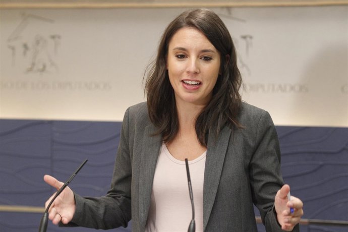 Irene Montero, portavoz de Unidos Podemos 