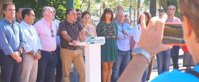 Elías Bendodo en un acto en Málaga 