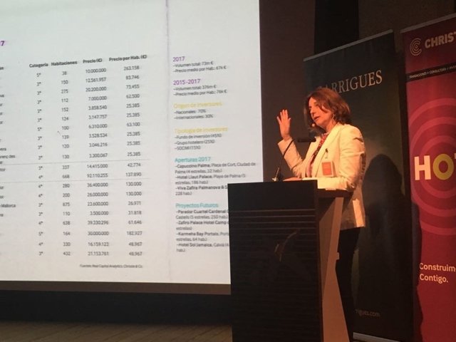 Presentación del informe de turismo en Baleares Christie & CO